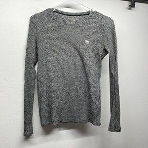 Abercrombie kids, 15/16 gray long sleeve shirt